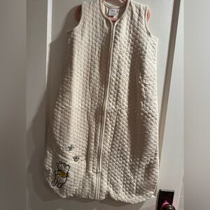 NWOT-Hanna Andersson Cream Sleep Sack with Pooh Bear